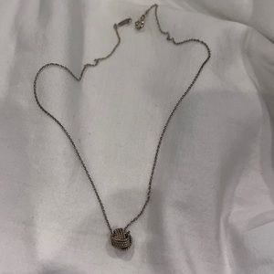 Tiffany knot necklace silver